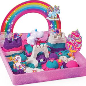 KINETIC SAND Magic Sand - Kingdom of the Unicorns 907 g + 8 Moulds